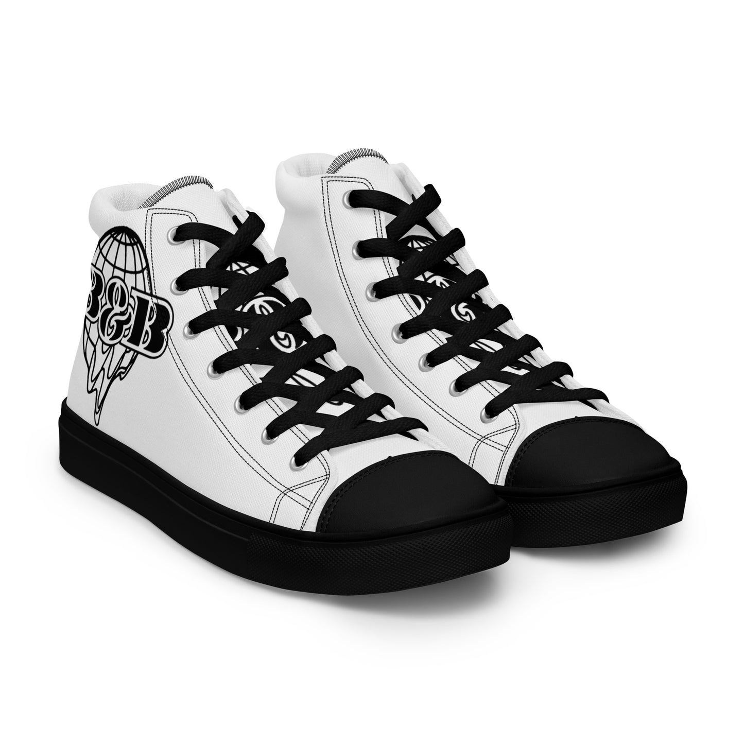 Men’s high top canvas shoes