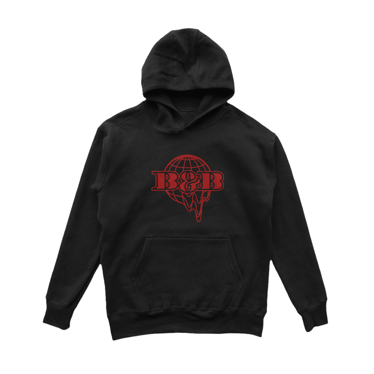 B&B red label hoodie