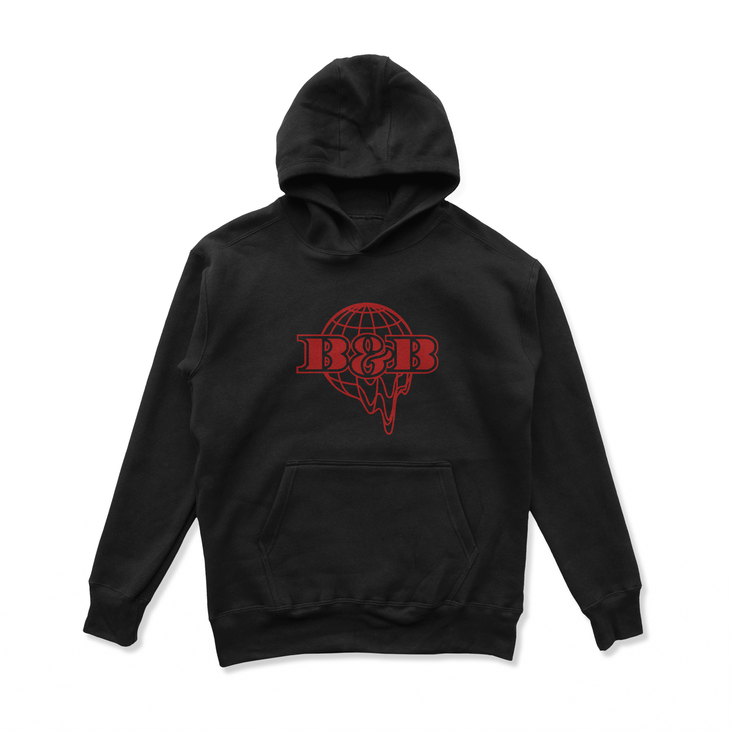 B&B red label hoodie