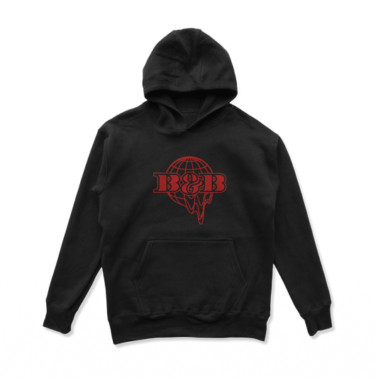 B&B red label hoodie