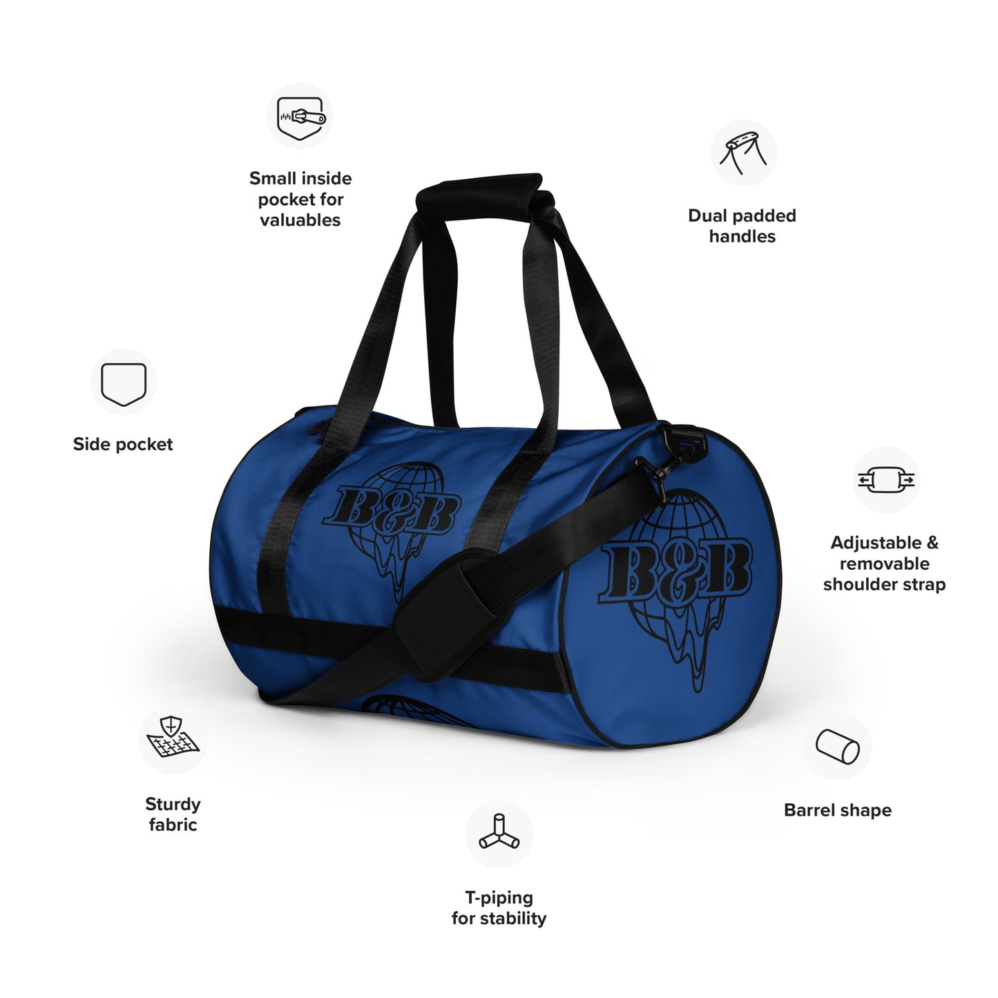 All-over print gym bag