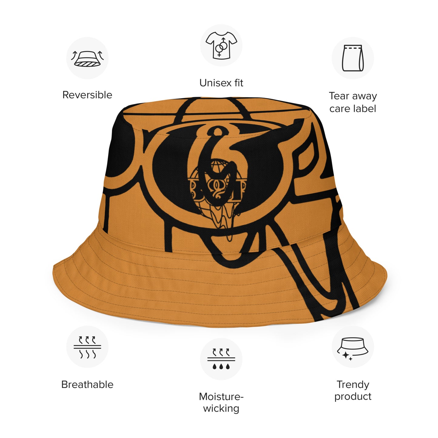 Reversible bucket hat