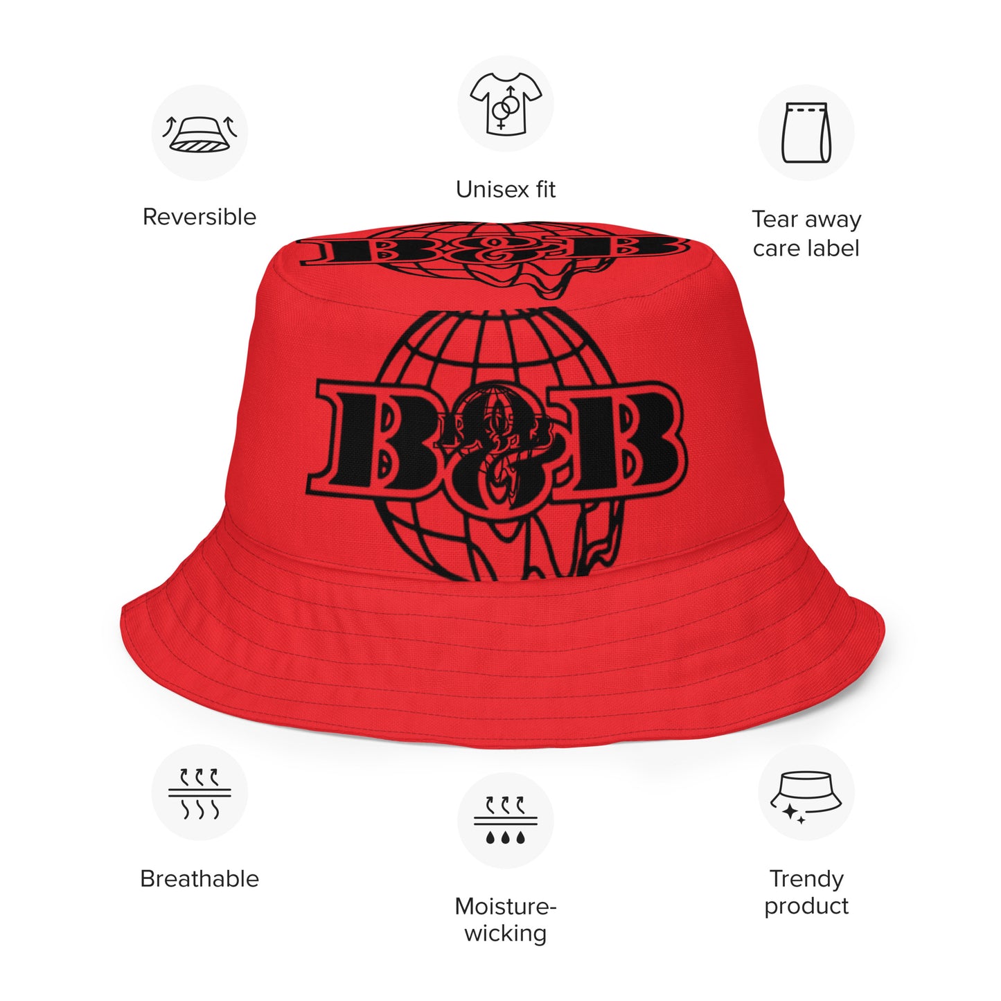 Reversible bucket hat