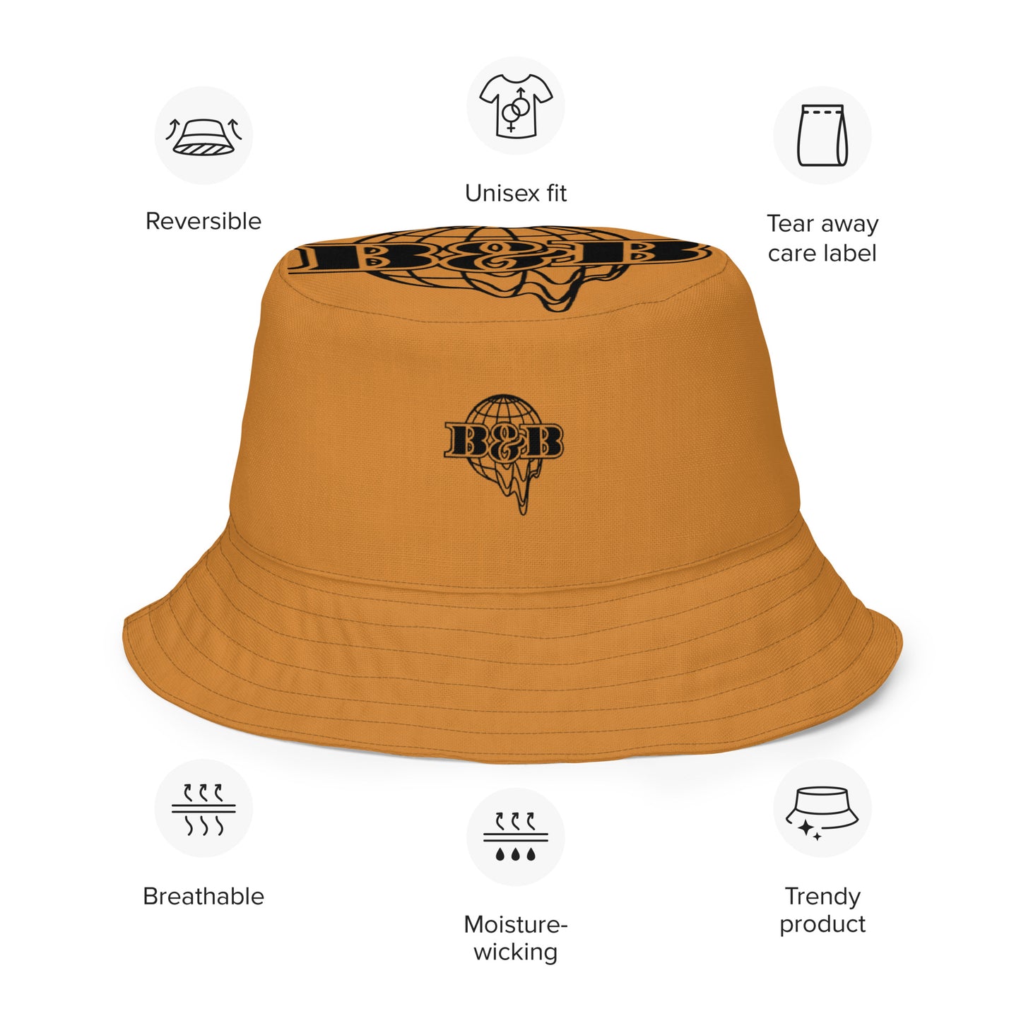 Reversible bucket hat