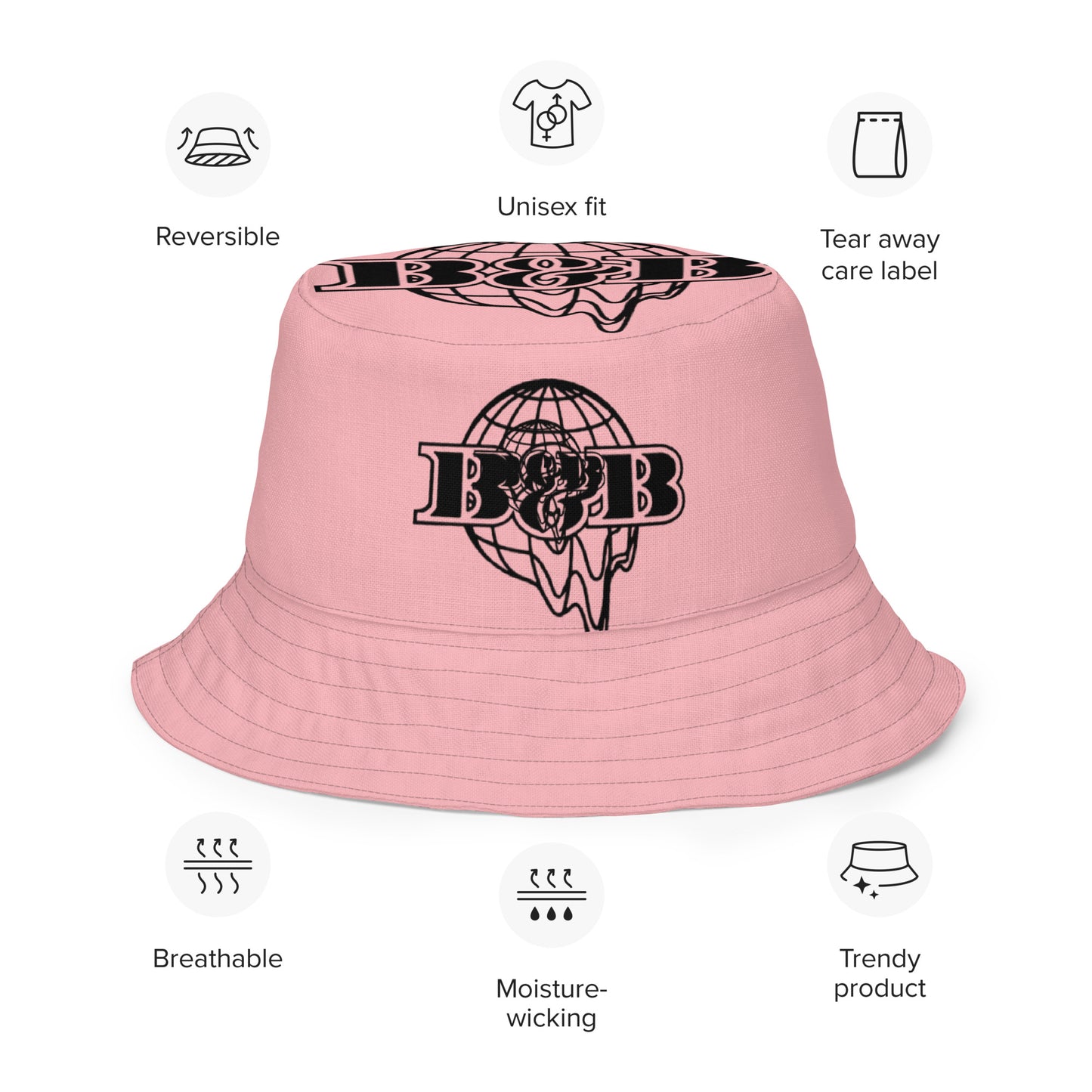 Reversible bucket hat