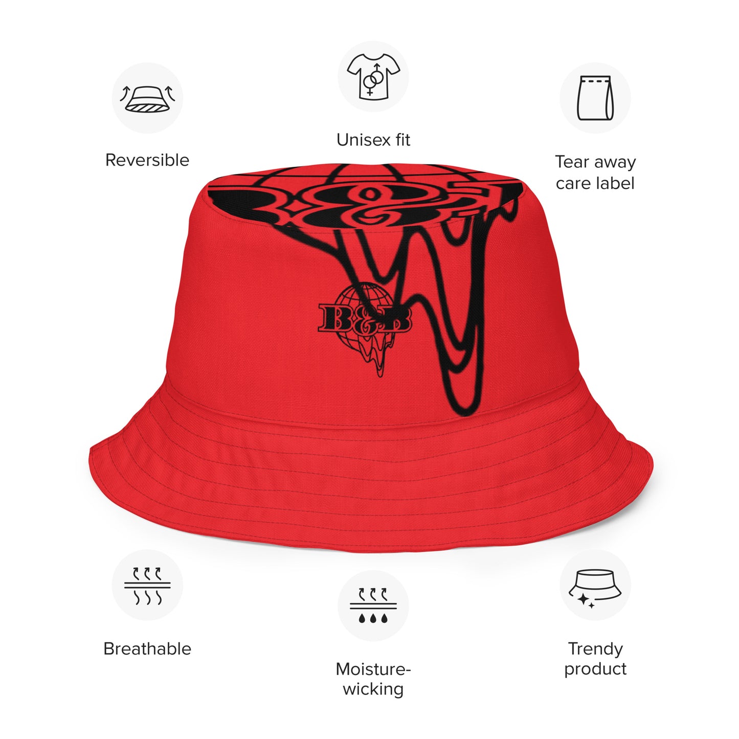 Reversible bucket hat