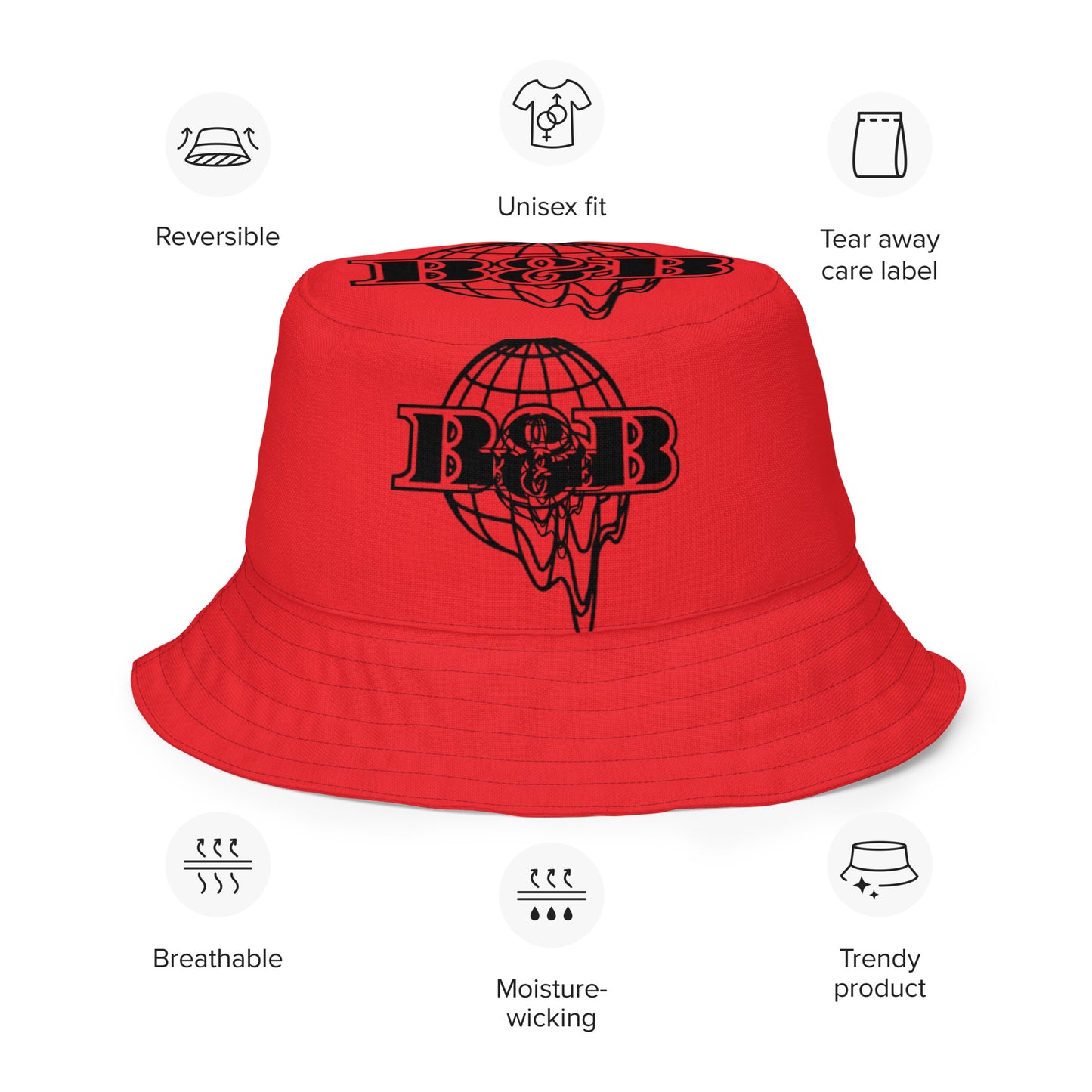 Reversible bucket hat