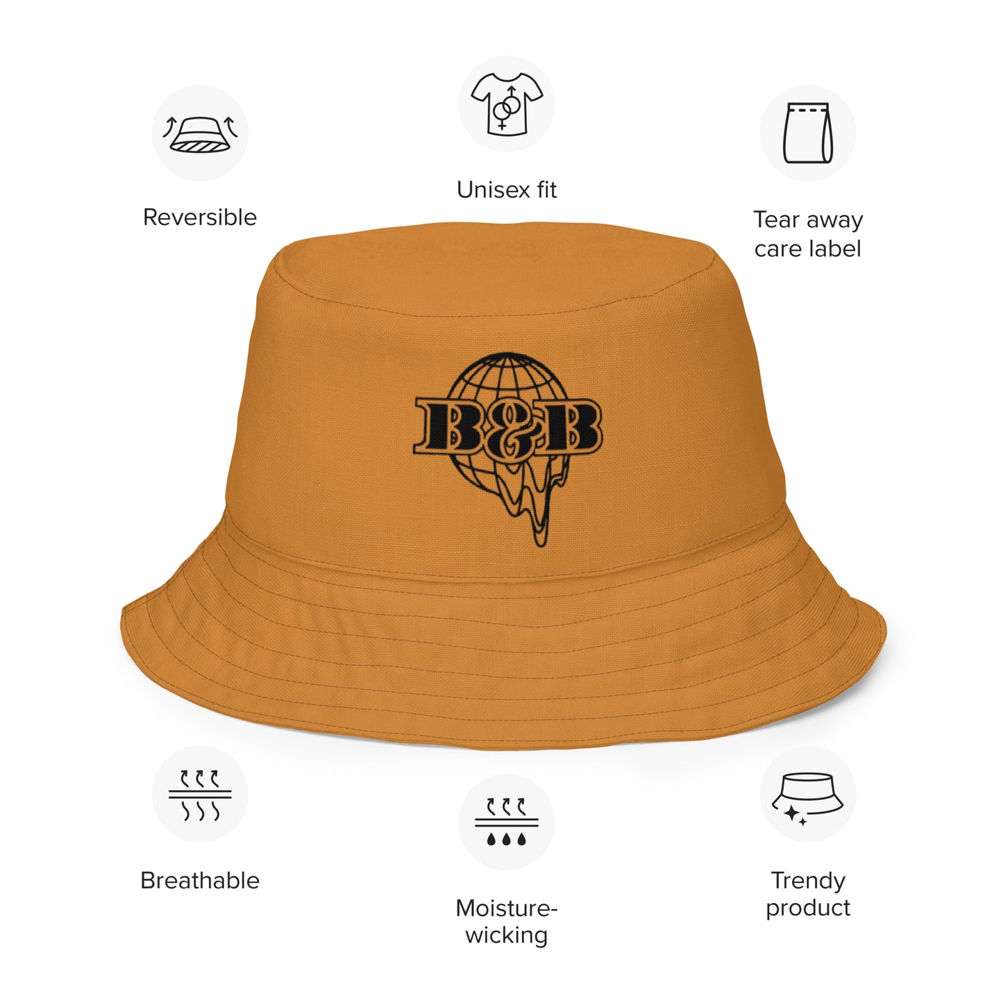 Reversible bucket hat