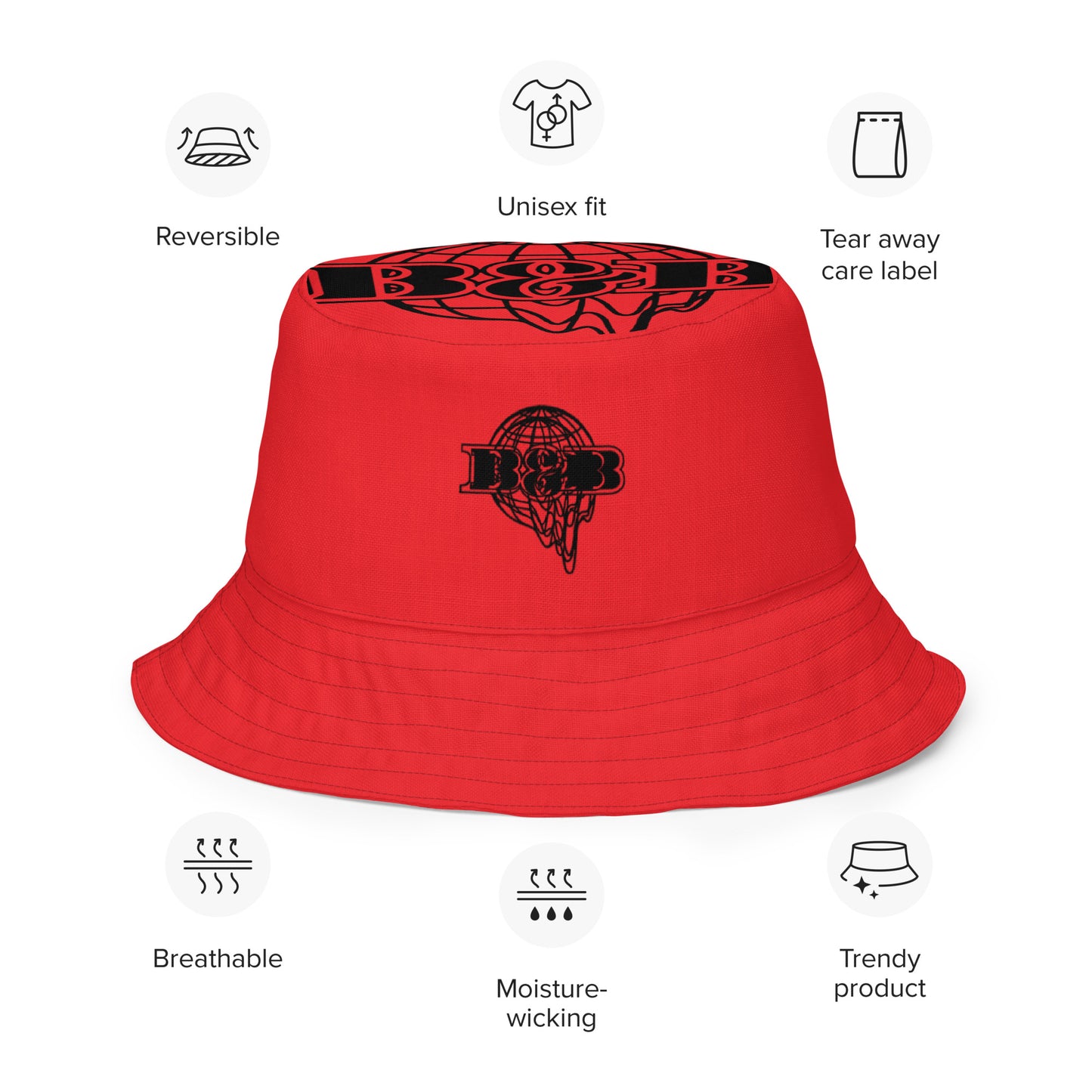 Reversible bucket hat