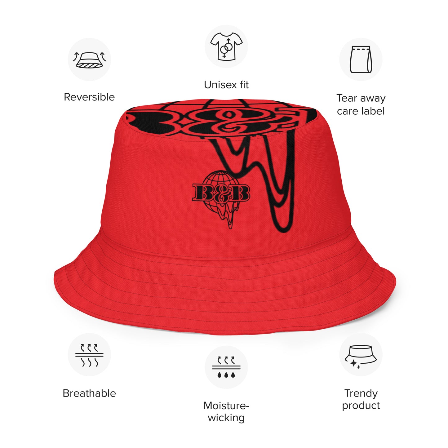 Reversible bucket hat