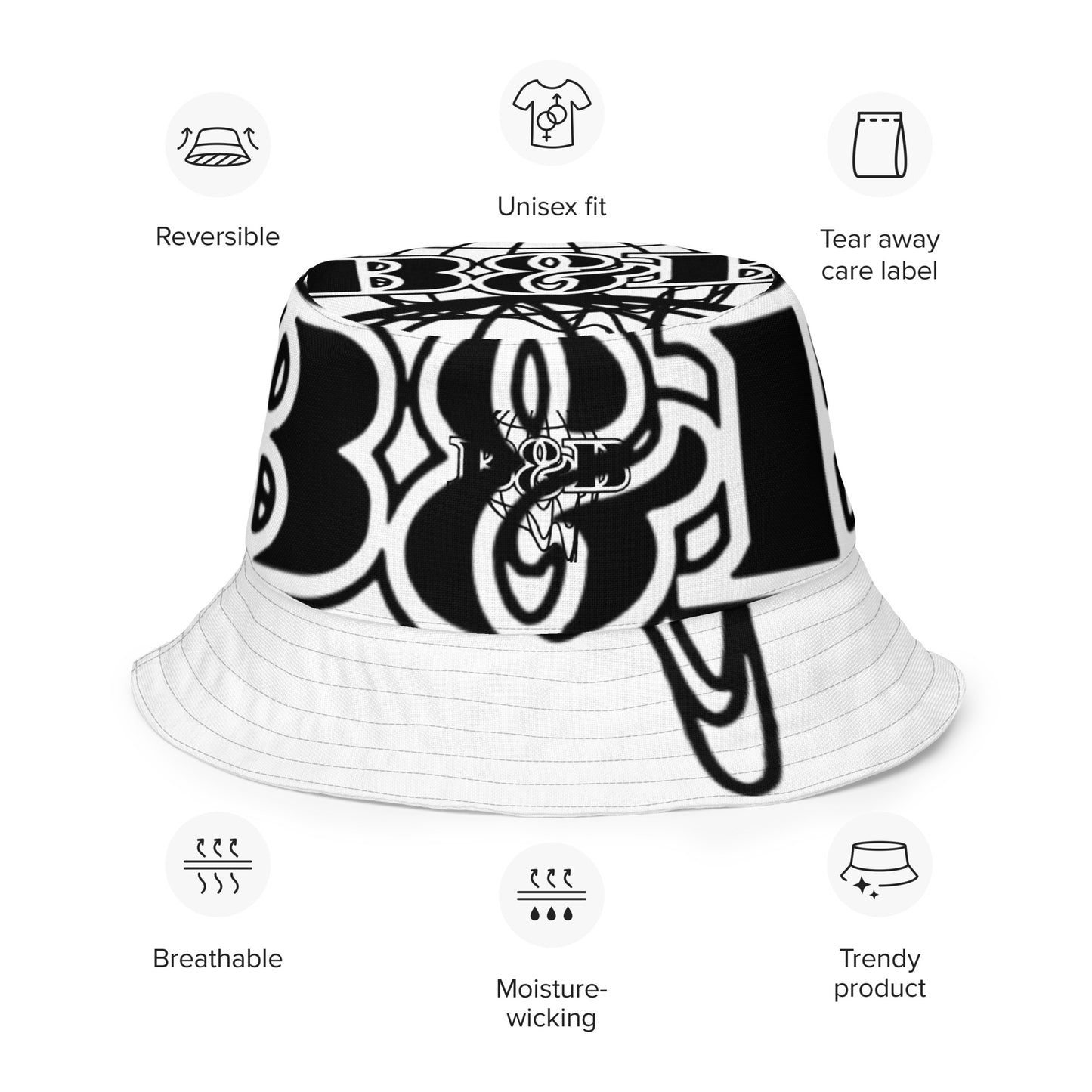 Reversible bucket hat