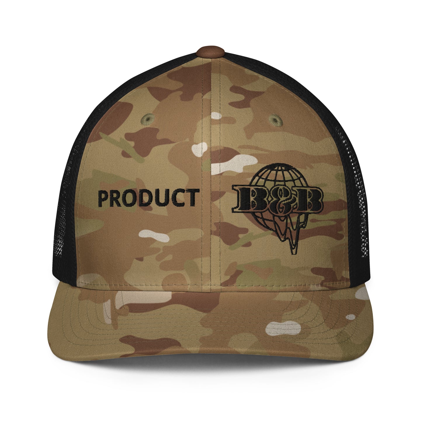 Closed-back trucker cap