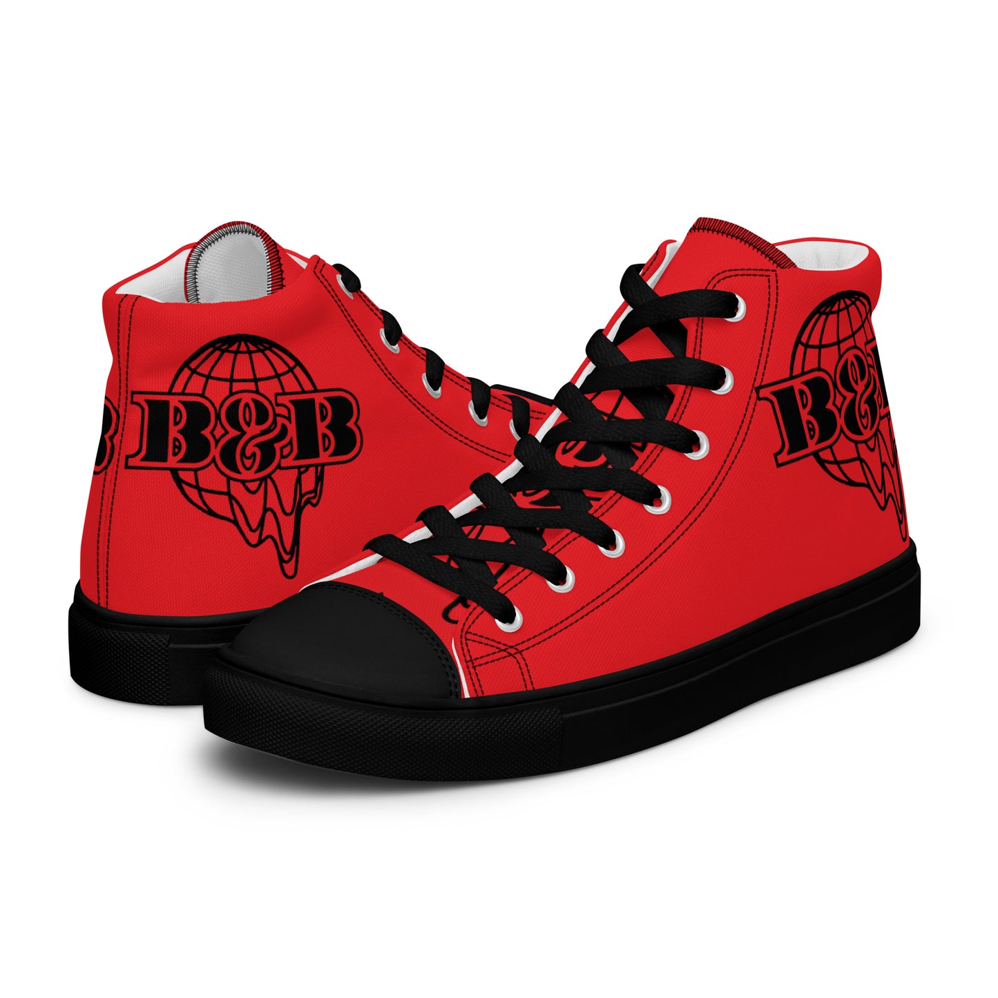 Men’s high top canvas shoes