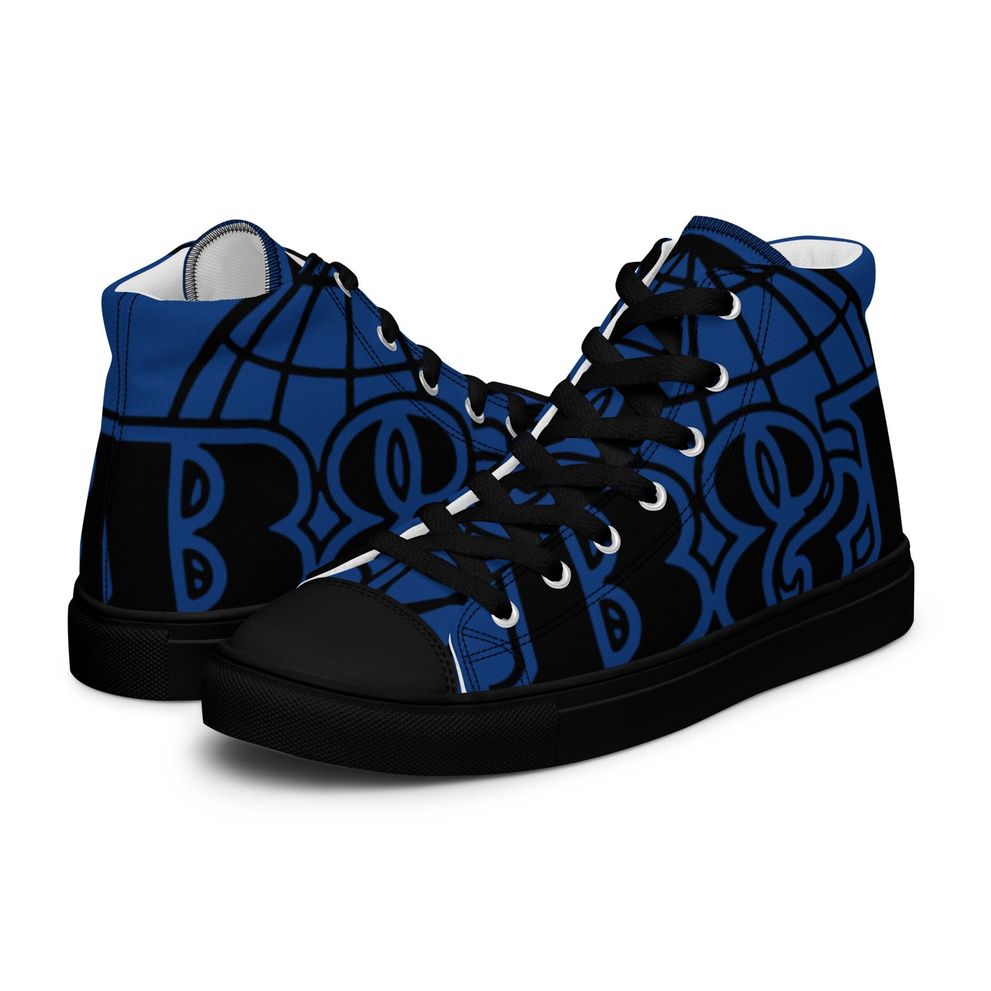 Men’s high top canvas shoes