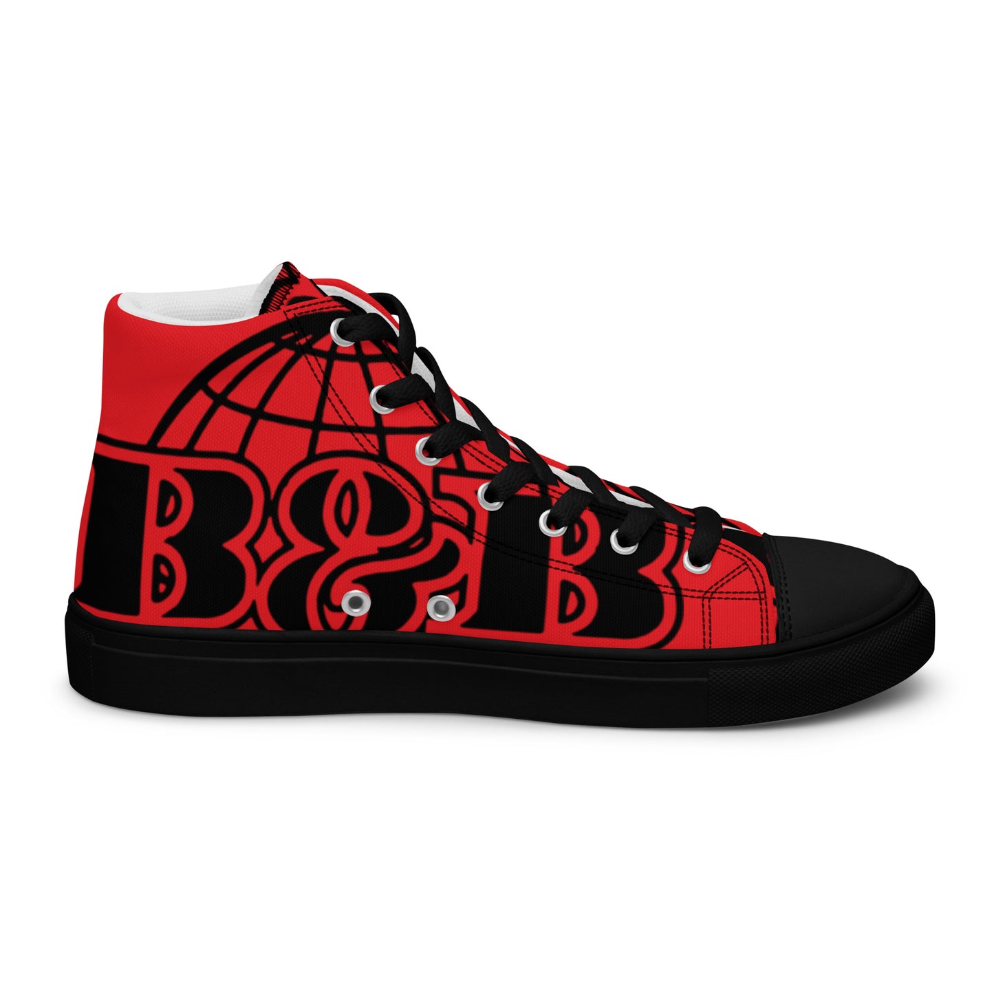 Men’s high top canvas shoes