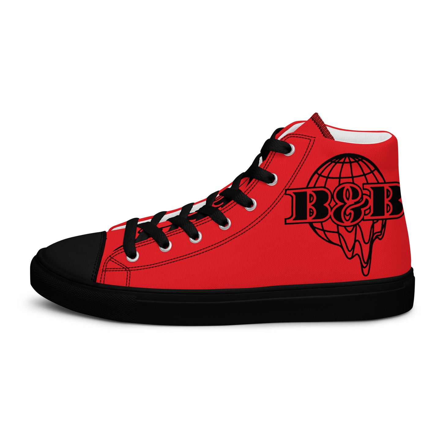 Men’s high top canvas shoes