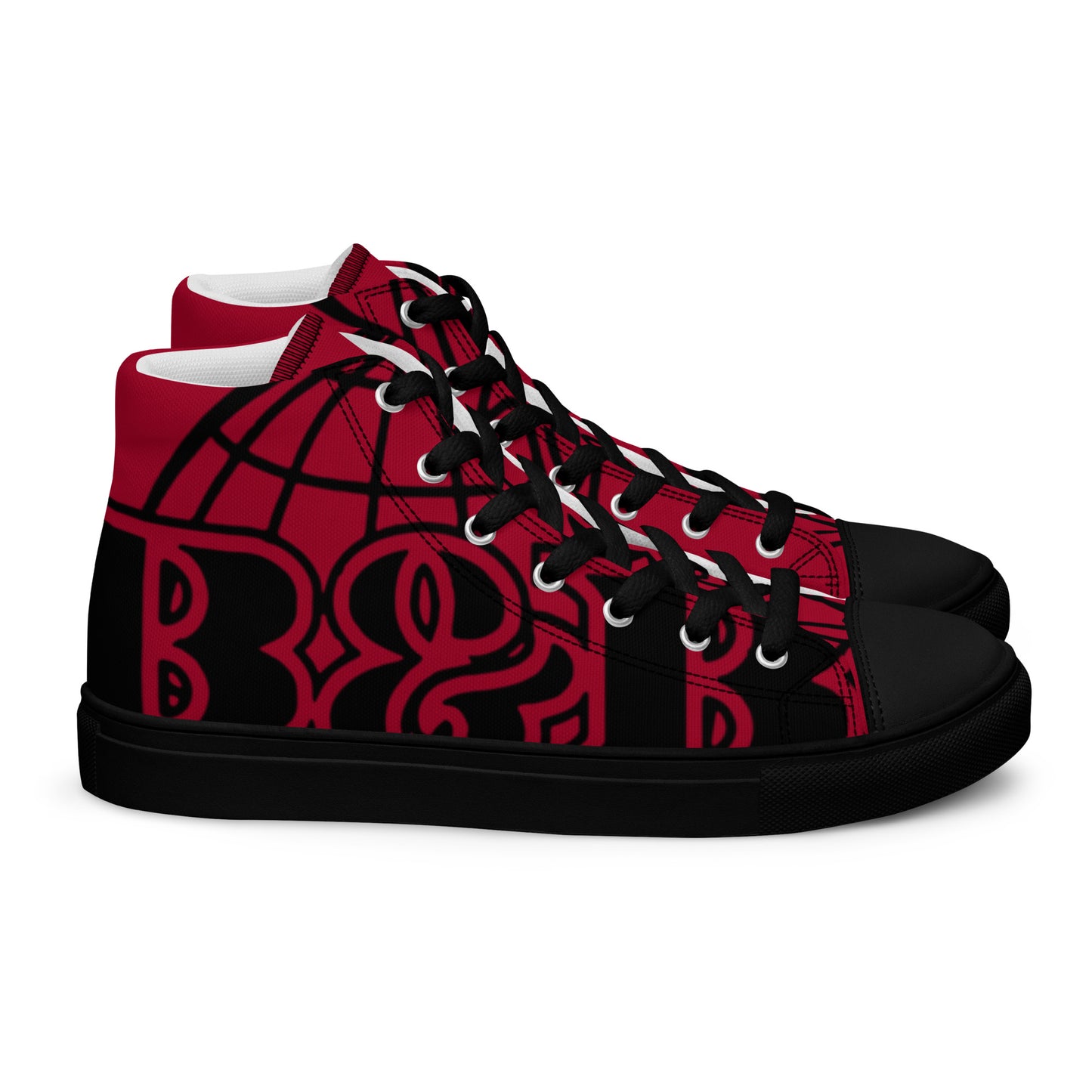 Men’s high top canvas shoes