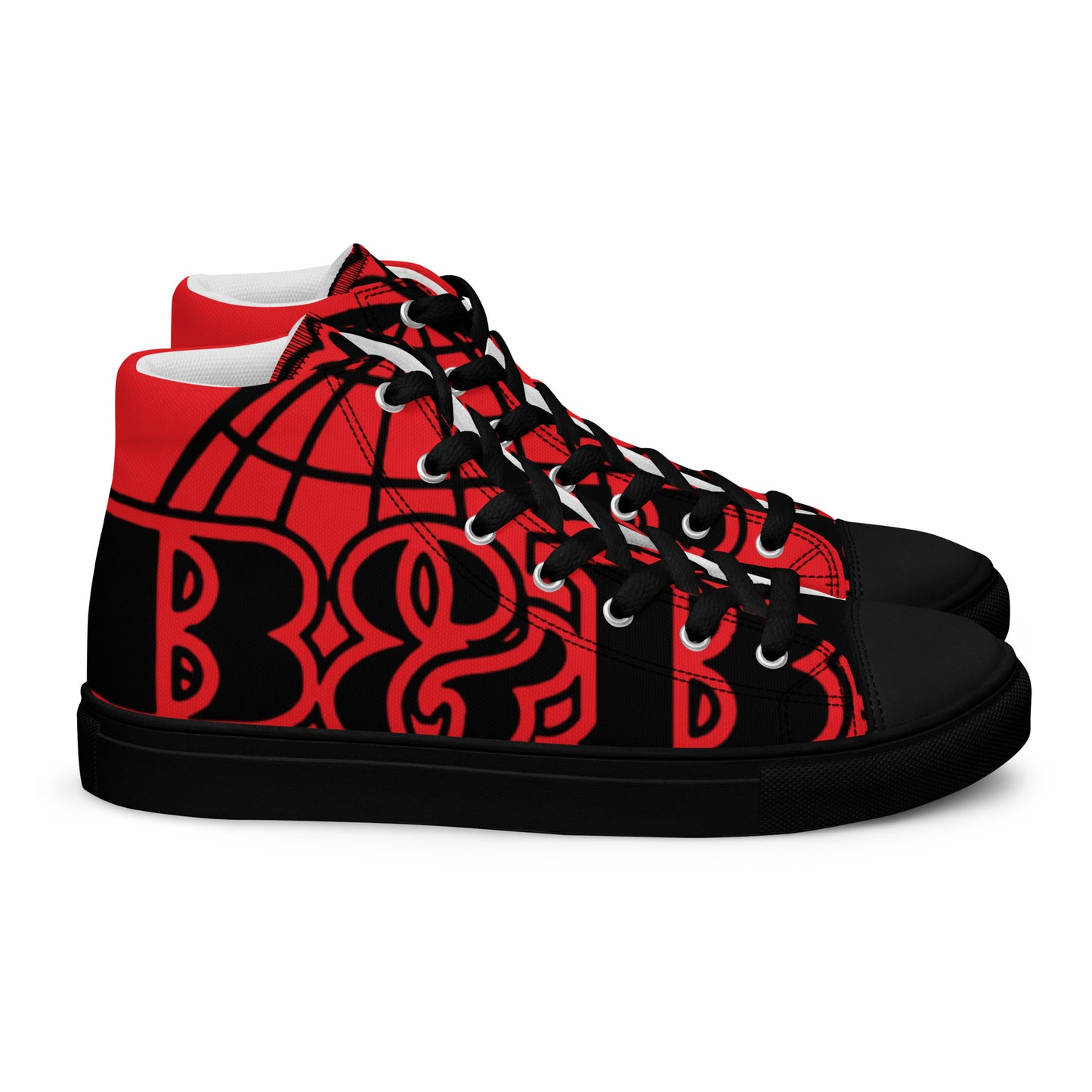 Men’s high top canvas shoes