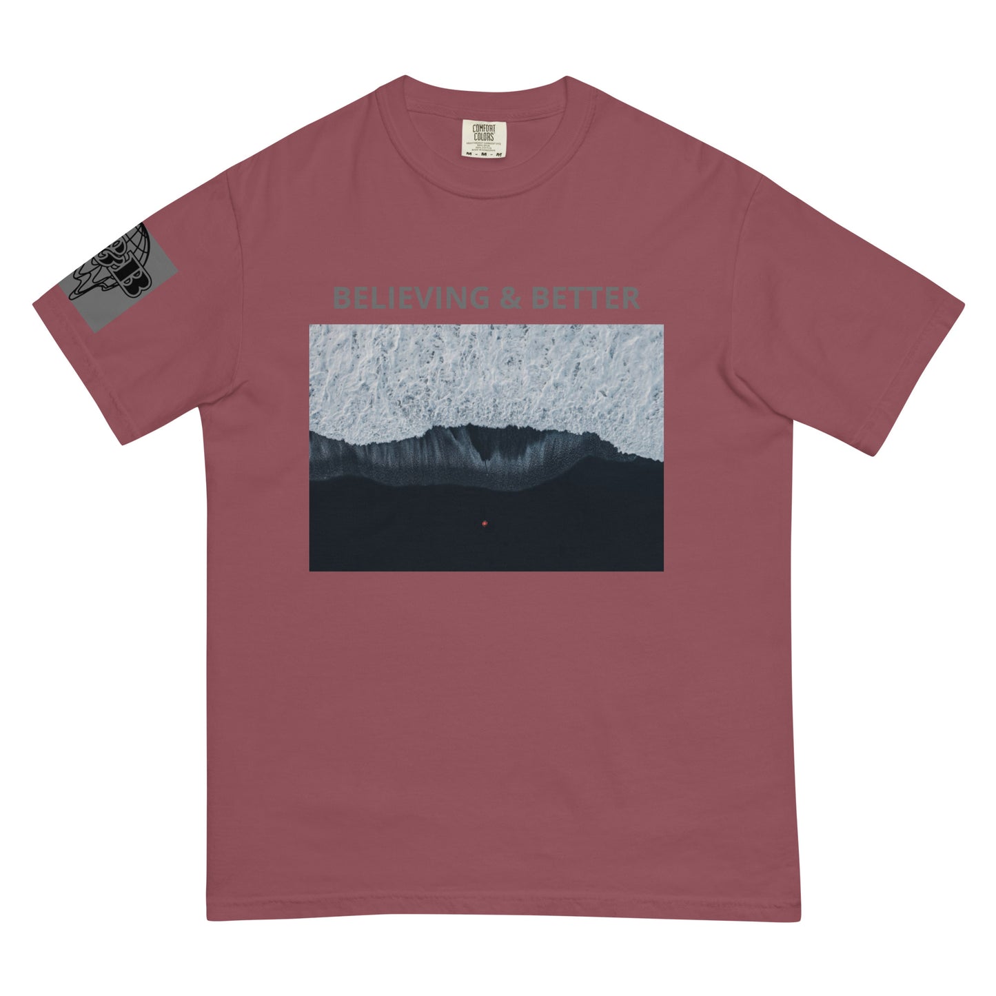 Unisex garment-dyed heavyweight t-shirt