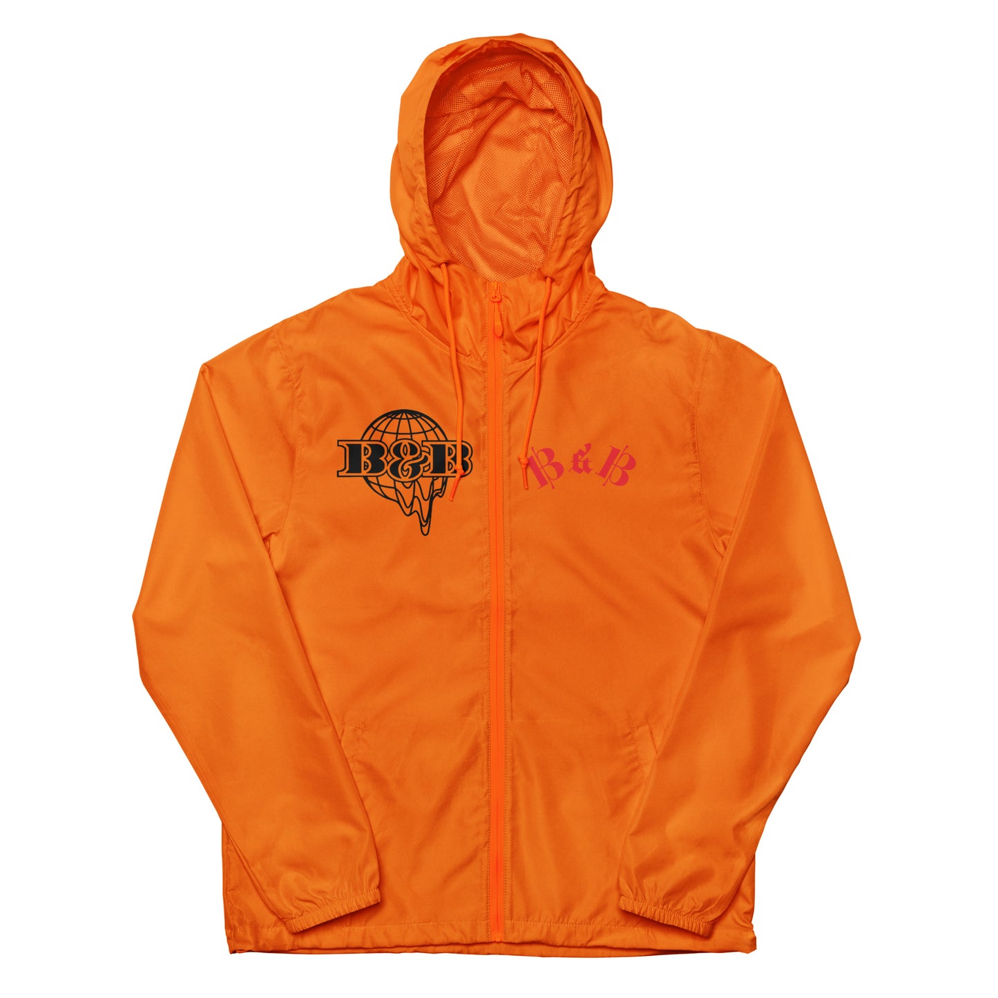 Unisex lightweight zip up windbreaker