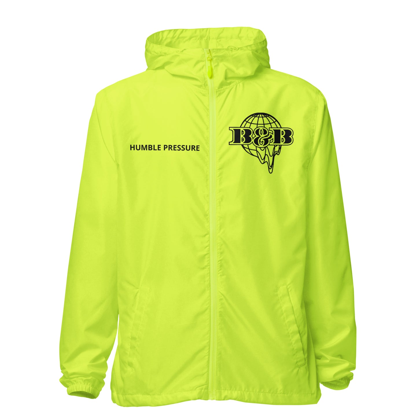 Unisex lightweight zip up windbreaker